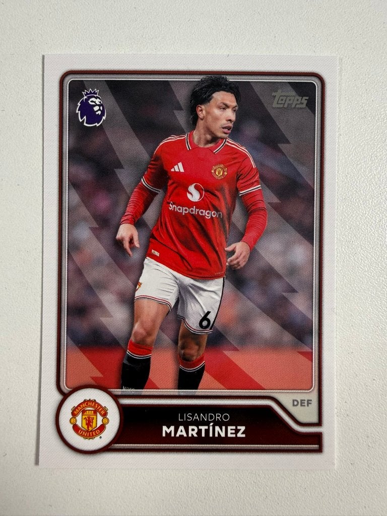 191 Lisandro Martinez Topps Premier League 2026-27, Ophalen of Verzenden, Nieuw, Buitenlandse clubs, Poster, Plaatje of Sticker