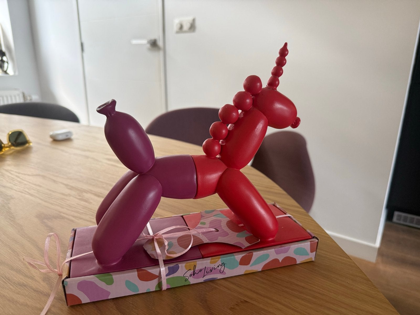 Unicorn beeldje/boekensteun SOHO Living, Ophalen, Zo goed als nieuw, Meerkleurig, Kunststof