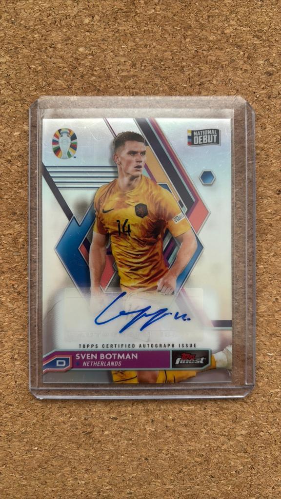 Sven Botman Topps Finest Autograph Kaart - National Debut, Ophalen of Verzenden, Zo goed als nieuw, Overige binnenlandse clubs