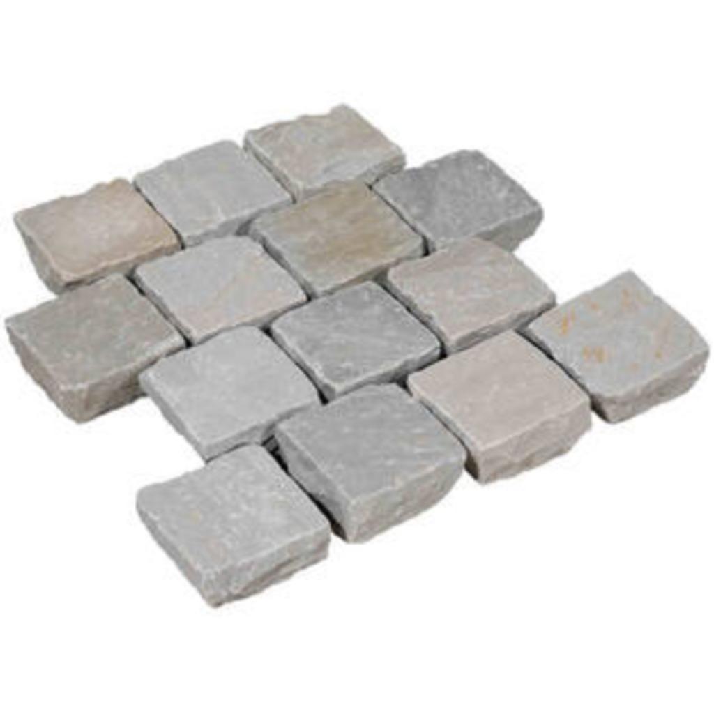 Kinderkop Kandla 14x14x3/5 multicolor / grey, Tuin en Terras, Tegels en Klinkers, Overige typen, Nieuw, Ophalen of Verzenden, Natuursteen