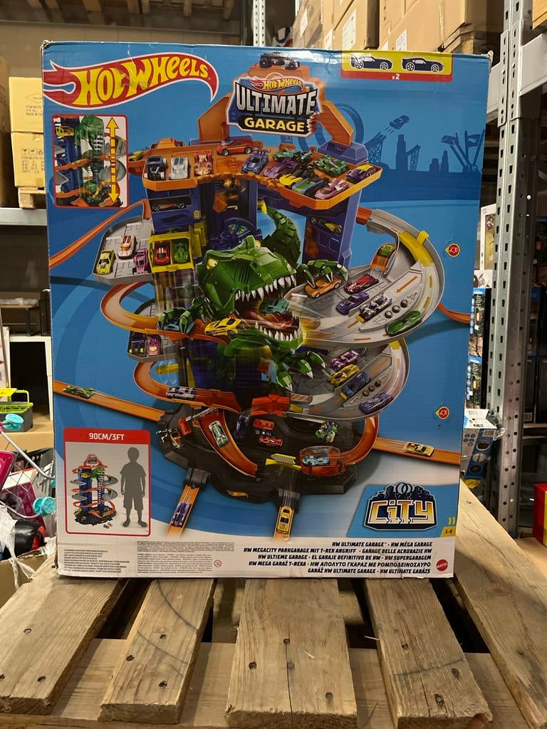 Hot Wheels Ultimate Garage T-Rex Aanval, Ophalen, Hot Wheels, Racebaan, Gebruikt