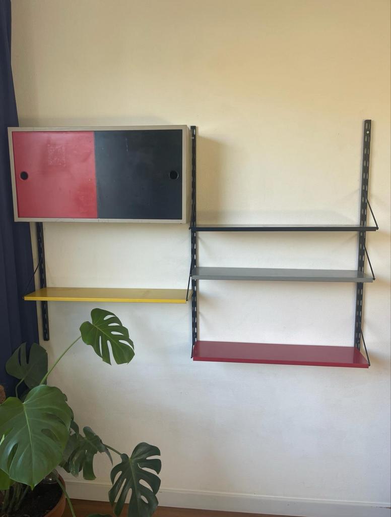 Pilastro Wandmeubel Met Kast, Tjerk Reijenga Uit 1962, Ophalen of Verzenden, Zo goed als nieuw