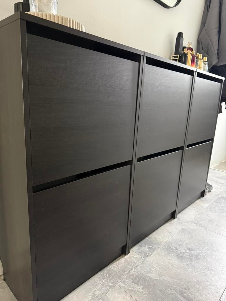 3 x Ikea schoenenkast BISSA, Ophalen, Zo goed als nieuw