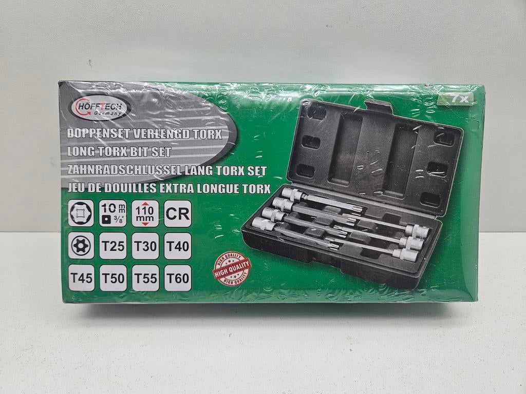 Hofftech Verlengde Torx Doppenset - 7-delig, Doe-het-zelf en Verbouw, Gereedschap | Handgereedschap, Ophalen of Verzenden, Nieuw