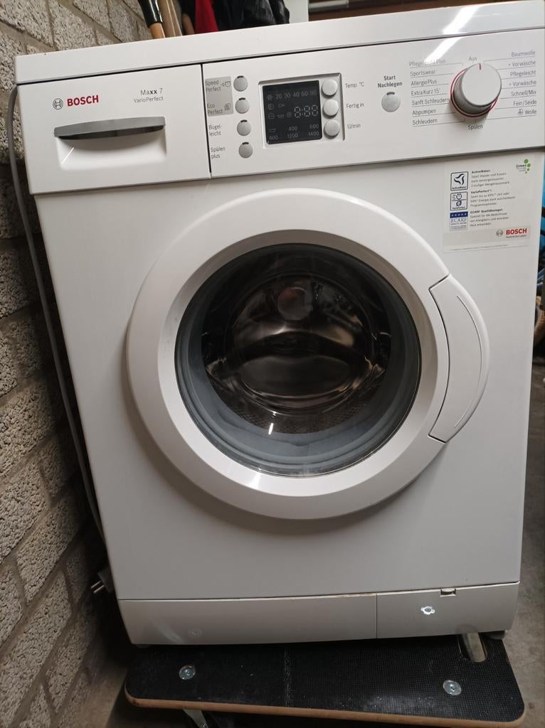 Bosch wasmachine, Witgoed en Apparatuur, Ophalen, Gebruikt, 1200 tot 1600 toeren, 85 tot 90 cm