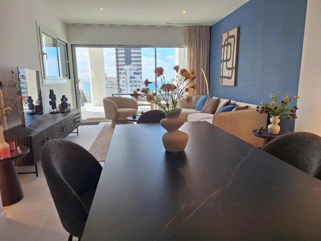 Te huur in Calpe: nieuw appartement incl subliem uitzicht, 2 slaapkamers, Costa Blanca, Appartement, Stad