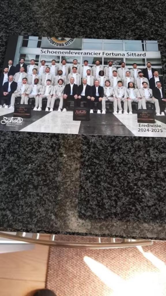 Elftalfoto Fortuna Sittard 2024/25, Ophalen of Verzenden, Nieuw, Overige binnenlandse clubs, Poster, Plaatje of Sticker