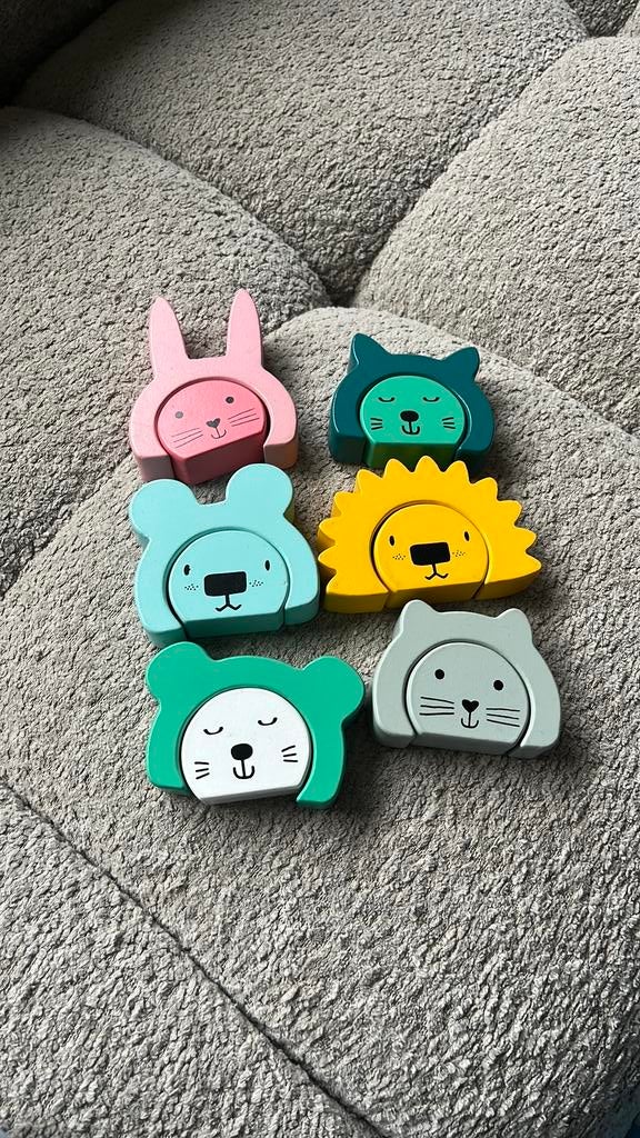 Hema houten dierentjes – set van 6, Kinderen en Baby's, Speelgoed | Houten speelgoed, ., Ophalen of Verzenden, Zo goed als nieuw