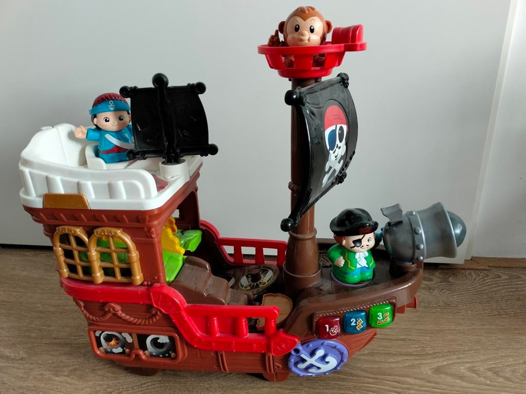 VTech Piratenboot, Ophalen, Zo goed als nieuw, Jongen of Meisje