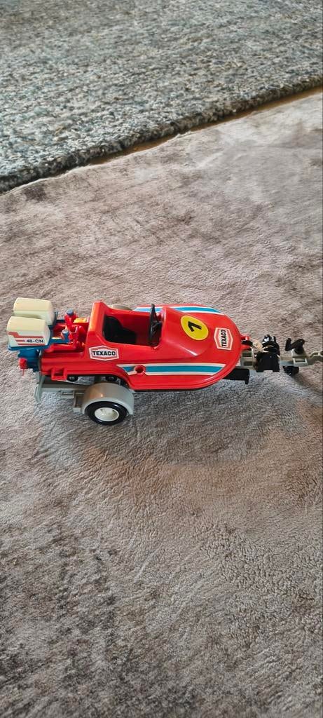 Playmobil Speedboot met Trailer - Vintage 1979, Ophalen of Verzenden, Gebruikt, Complete set