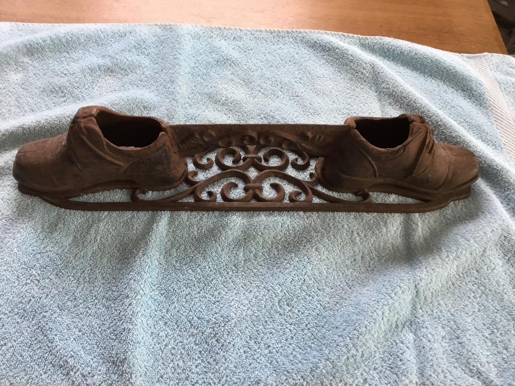 Laarzenknecht/ schoenschraper, oud, vintage gietijzer., Antiek en Kunst, Antiek | Woonaccessoires, Ophalen of Verzenden