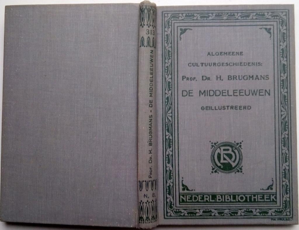Algemeene Cultuurgeschiedenis De Middeleeuwen, Antiek en Kunst, Antiek | Boeken en Bijbels, Verzenden, Prof. Dr. H. Brugmans