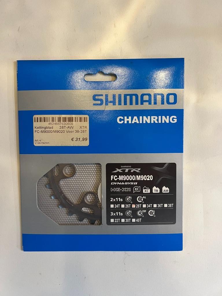 Shimano XTR 28t tandwiel, Fietsen en Brommers, Fietsonderdelen, Ophalen of Verzenden, Nieuw, Shimano