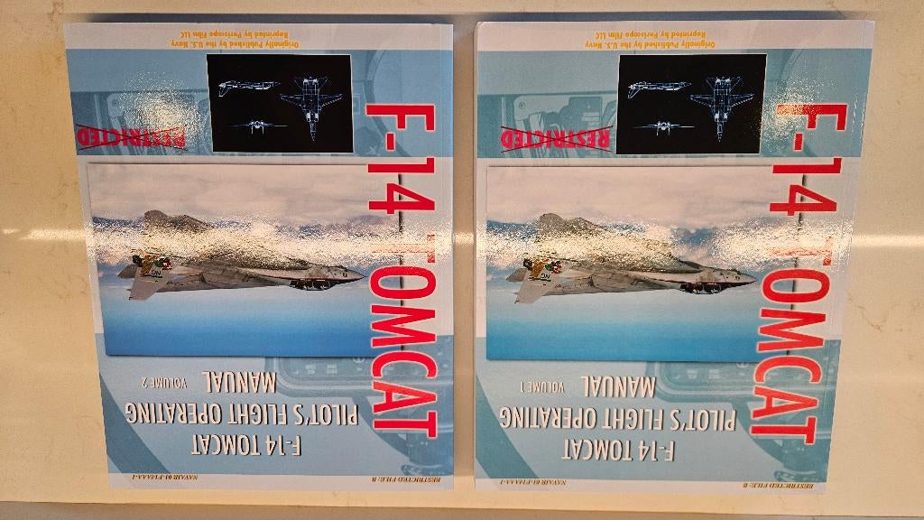 F-14 Tomcat Pilot's Flight Operating Manual Deel 1 & 2, Ophalen of Verzenden, Nieuw