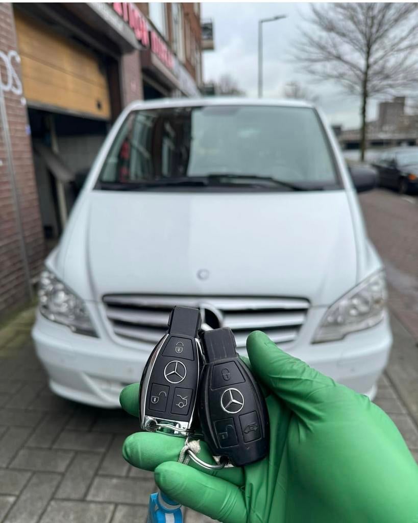 Nieuwe Mercedes autosleutel - Klaar terwijl u wacht! Incl., Auto-onderdelen, Ophalen, Nieuw, Mercedes-Benz