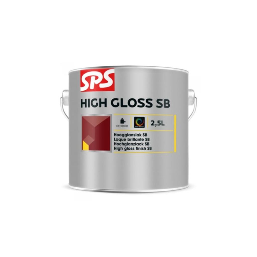 SPS HIGH GLOSS SB WIT 0,75L – Hoogglans Buitenlak – Wit, Wit, Nieuw, Maximum, Lak