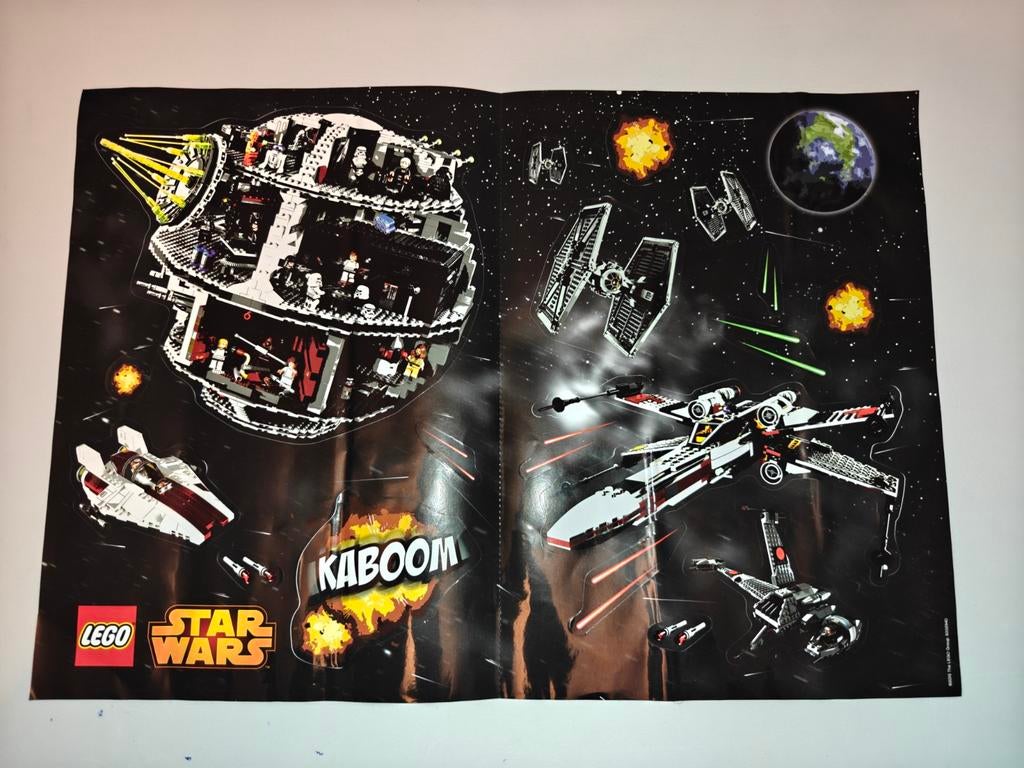 LEGO Star Wars promo sticker poster nieuw, Ophalen of Verzenden, Nieuw, Complete set, Lego