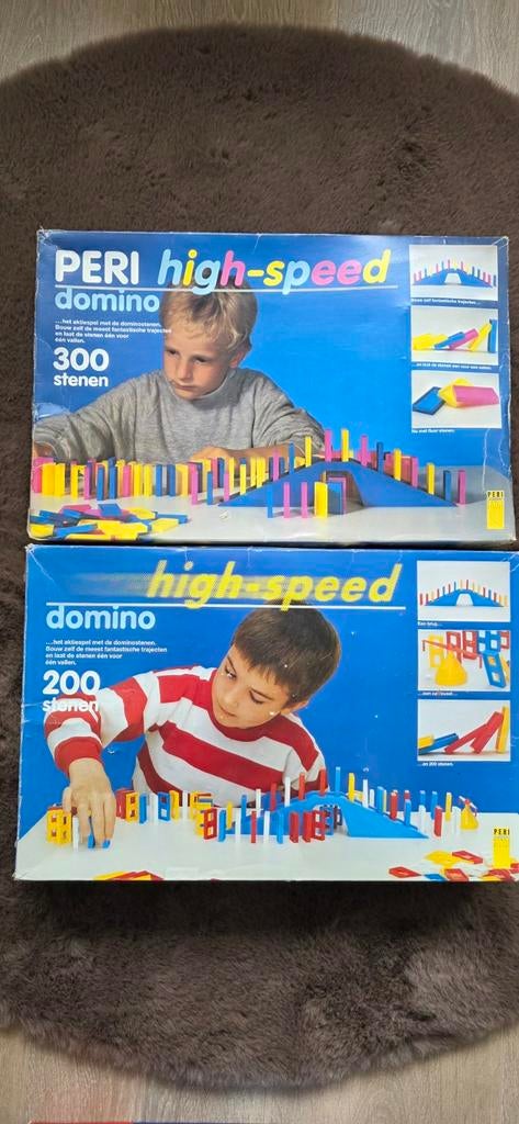 Peri High-Speed Domino - Vintage Speelgoed, Ophalen of Verzenden, Gebruikt, Losse stenen, Lego