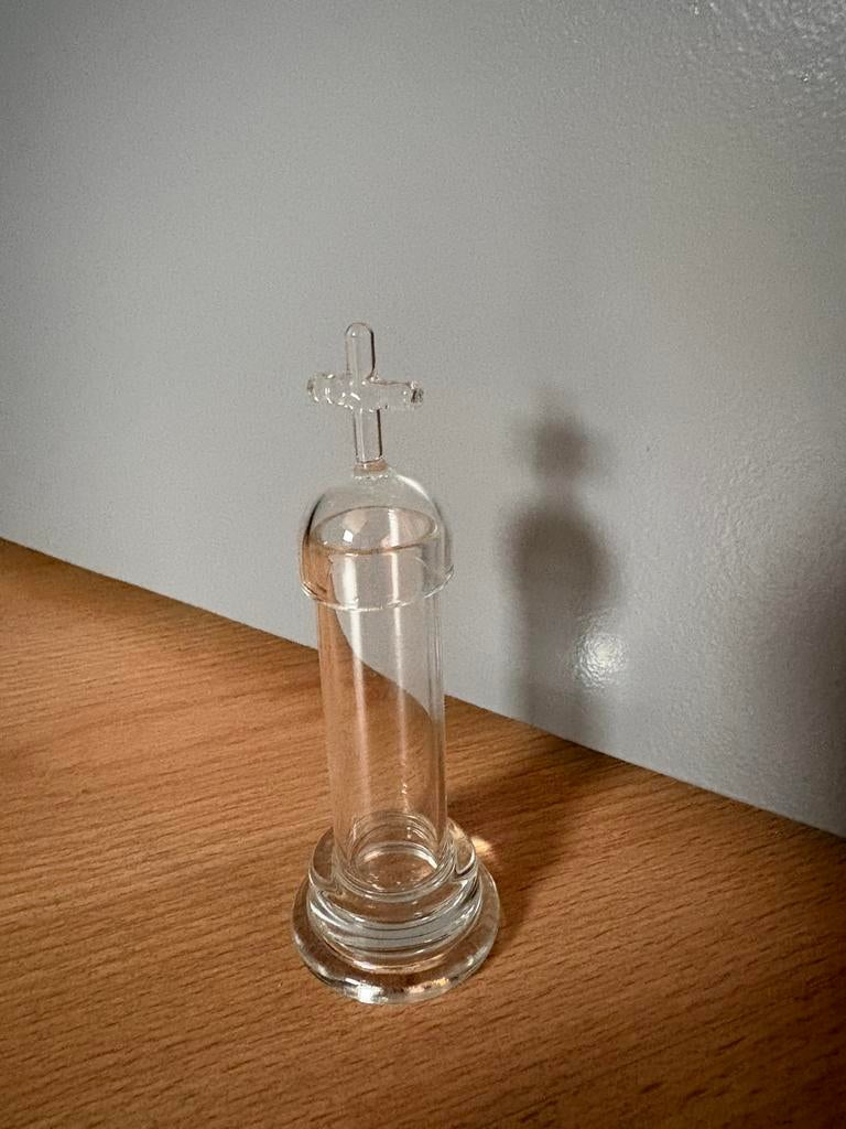 Vaasje/ labatorium glaasje/ stolpje, Huis en Inrichting, Woonaccessoires | Stolpen, Ophalen of Verzenden, Nieuw