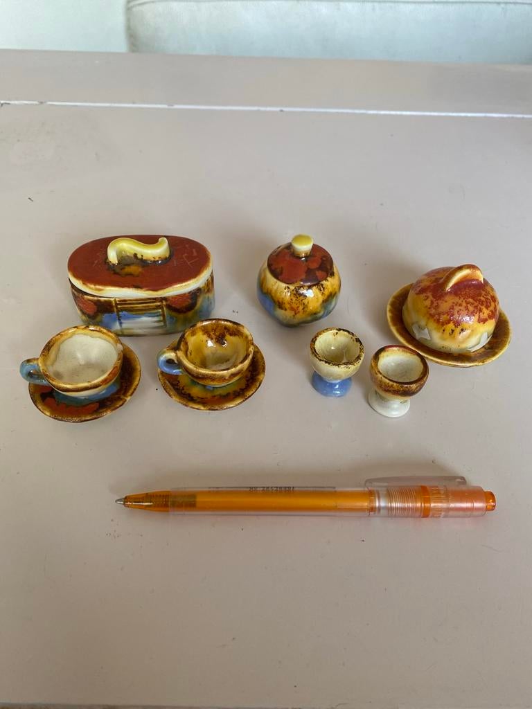 Mini serviesje van Goebel ( zeldzaam), Ophalen of Verzenden, Zo goed als nieuw, Poppenhuis