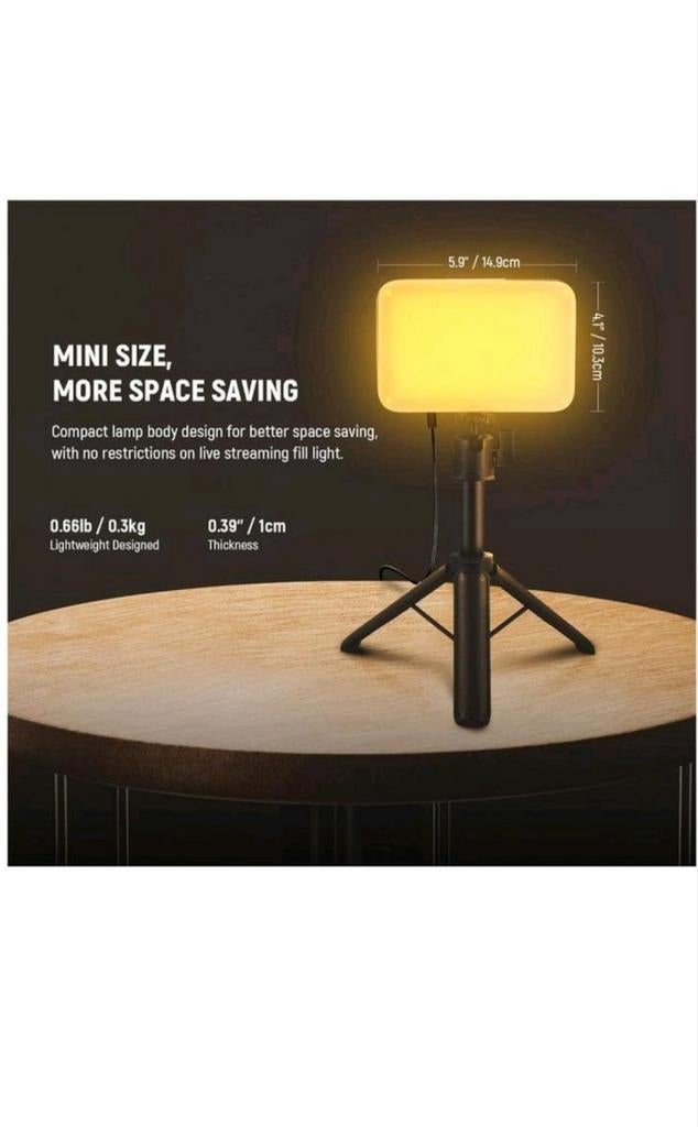 NEEWER LED Videolamp Set - Perfect voor Zoom!, Shenzhen, China, Lamp of Flitsset, Nieuw, Ophalen of Verzenden