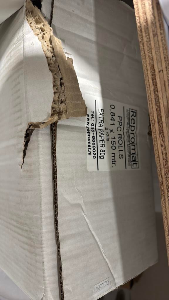 4 x ppc rolls 0,841x 150 meter plotter, Ophalen, Zo goed als nieuw