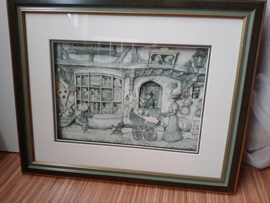 Mooie Antin Pieck prent, Ophalen of Verzenden
