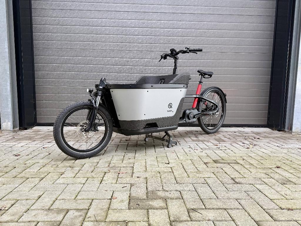 CarQon Bakfiets Elektrisch | Rood