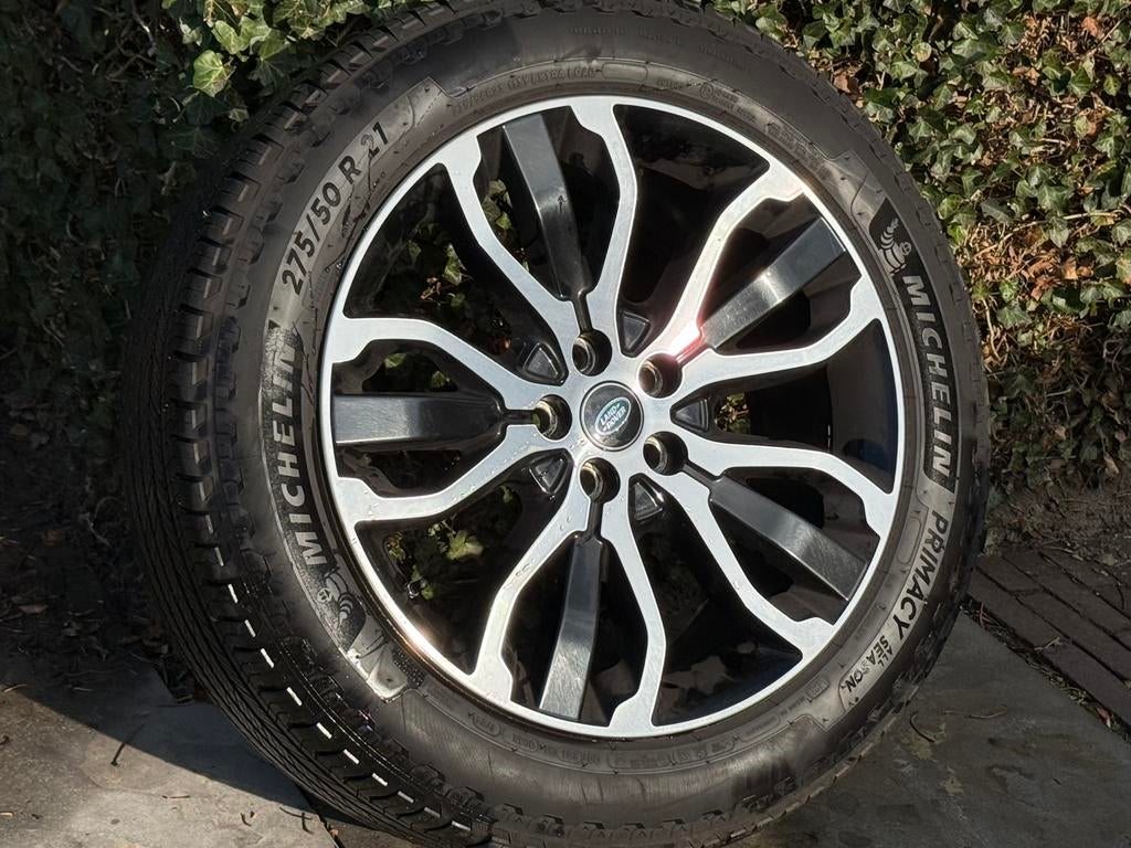 All-SEASON 275/50 R 21 Originele Range Rover Sport Velgen, Ophalen, Gebruikt, 275 mm, Banden en Velgen