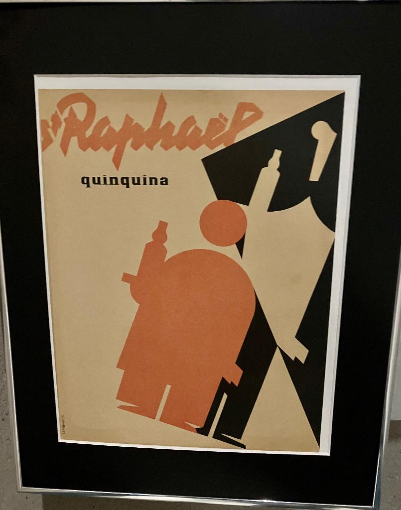 Oude franse poster Quin Quinna, Ophalen of Verzenden