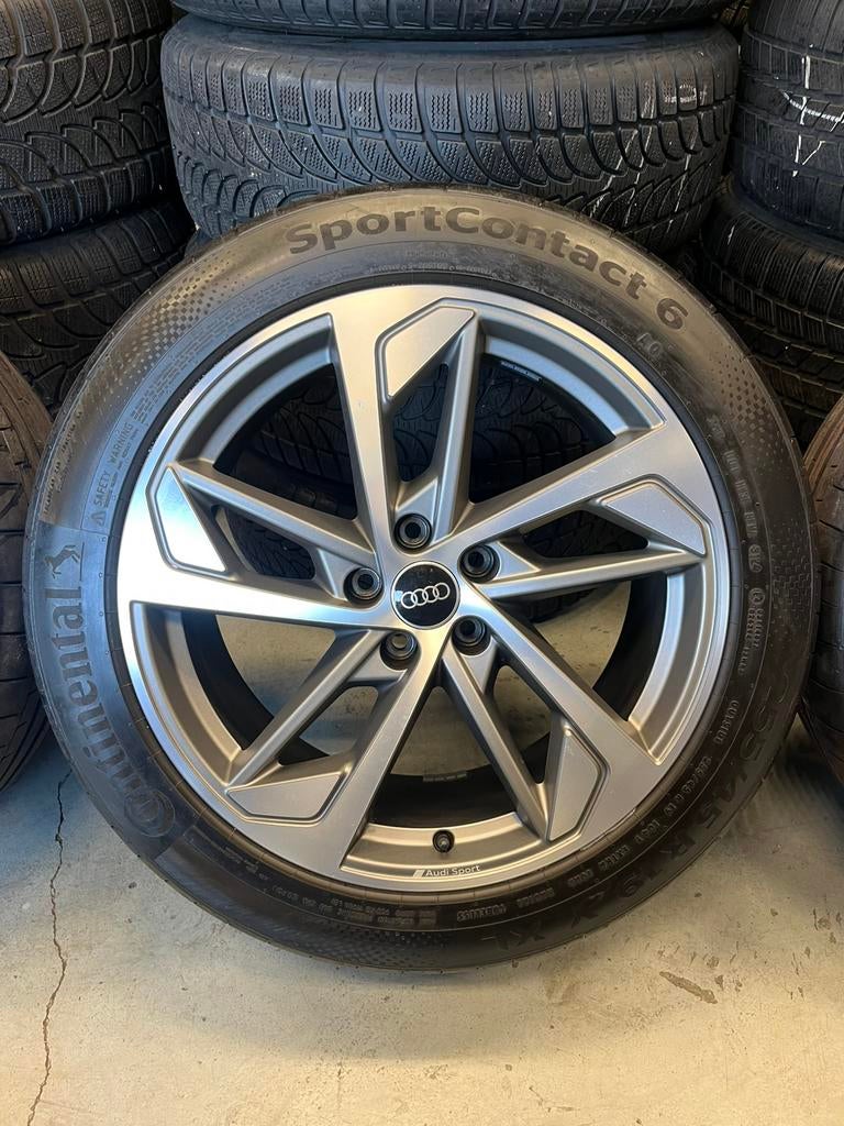 19” Originele Audi Q3 zomerset Continental, Auto-onderdelen, Banden en Velgen, Audi, Gebruikt, 255 mm, Banden en Velgen
