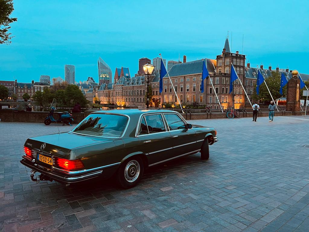 Mercedes-Benz S-Klasse 2.7 280 SE 1973 Groen, Auto's, Automaat, Overige kleuren, Particulier, Sedan