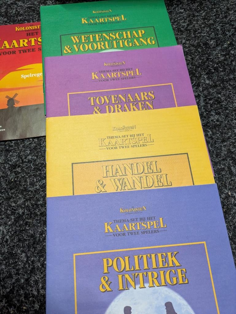 Kolonisten van Catan Kaartspel 5 Uitbreidingen, Een of twee spelers, Ophalen of Verzenden, 999 Games