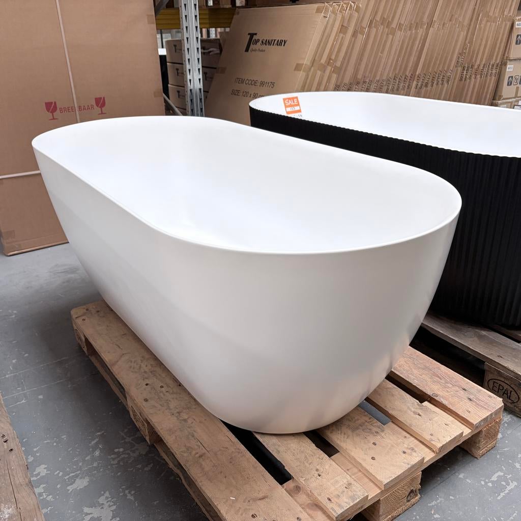 Showroommodel Ligbad bad mat acryl wit 170 cm nr166