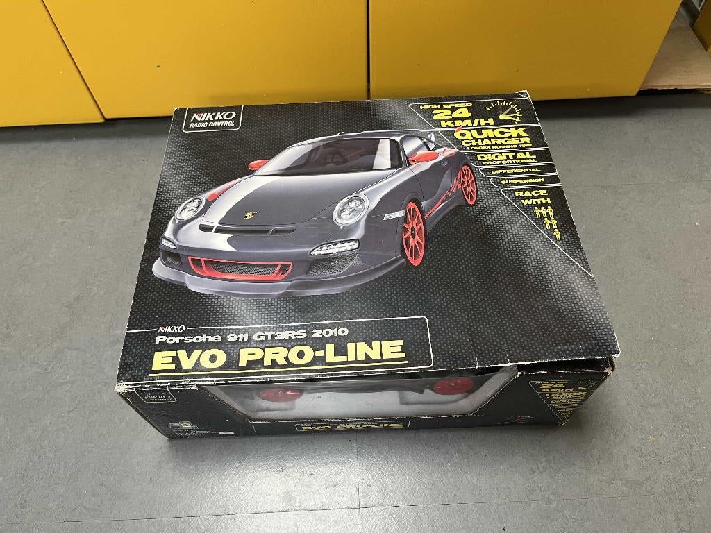 Nikko RC Evo Pro-Line Porsche 911 GT3RS 2010 1:14, Hobby en Vrije tijd, Modelbouw | Radiografisch | Auto's, Elektro, Schaal 1:14
