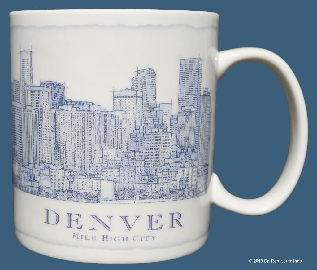 Starbucks mok / mug Architecture Denver USA, Ophalen of Verzenden, Zo goed als nieuw, Gebruiksvoorwerp