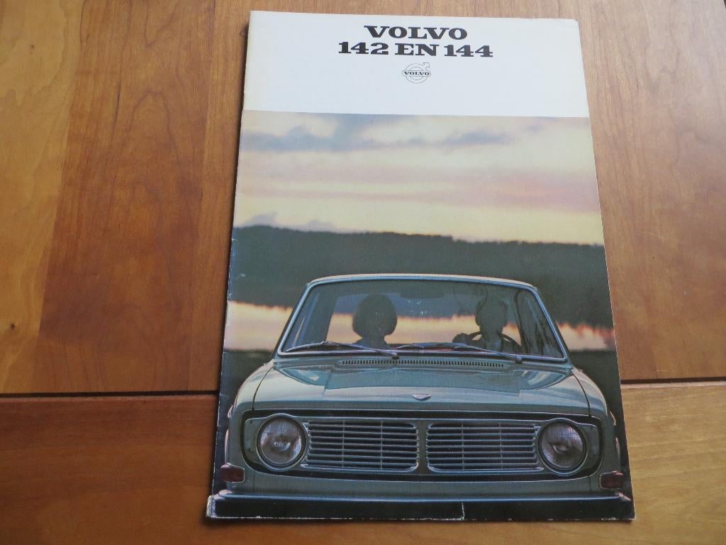 Folder Volvo 142, Volvo 144 12-1967, Volvo, Zo goed als nieuw, Volvo, Ophalen of Verzenden