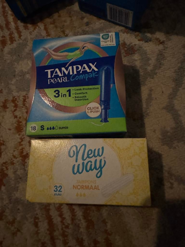 Tampax en Newway Tampons, Diversen, Ophalen of Verzenden