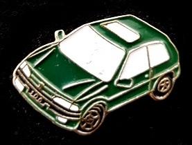 Peugeot 106 pin- groen-wit gelakt, Ophalen of Verzenden, Nieuw, Transport, Speldje of Pin
