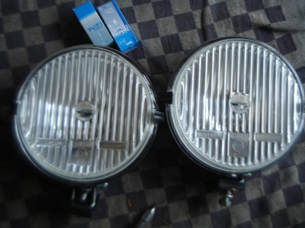 Oldtimer 2 witte mistlampen merk Ruhla DDR diameter 15 cm ., Auto-onderdelen, Verlichting, Nieuw, Ophalen of Verzenden