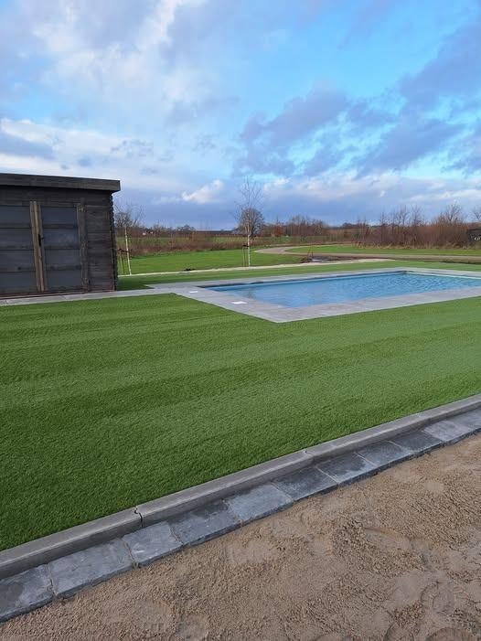 Kunstgras, voorjaardeals! Zeer natuurlijk gras, Tuin en Terras, Gras en Kunstgras, Nieuw, Kunstgras, 20 m² of meer, Ophalen of Verzenden