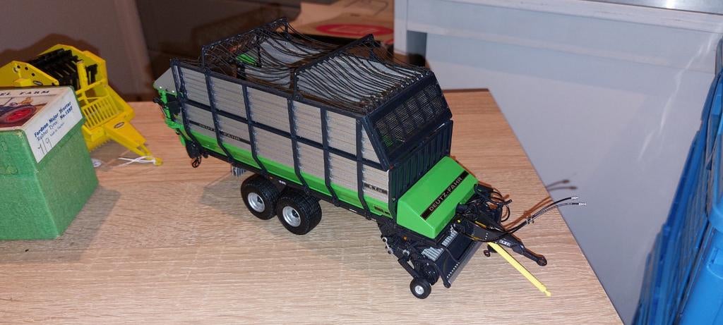 Uh Deutz k7.39 opraapwagen geen britains VERKOCHT, Ophalen of Verzenden, Zo goed als nieuw, Tractor of Landbouw, Britains