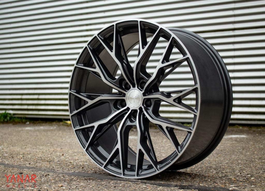 19 INCH YANAR WHEELS DNZ-20 VOOR AUDI | VW | SEAT BMW, Auto-onderdelen, Banden en Velgen, 19 inch, Velg(en), Nieuw, Ophalen of Verzenden