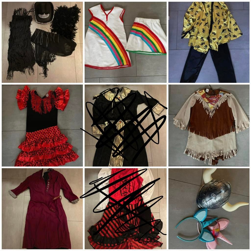 Carnavalskleding en Accessoires - Groot Assortiment!, Kinderen en Baby's, Carnavalskleding en Verkleedspullen, Gebruikt, Jongen of Meisje
