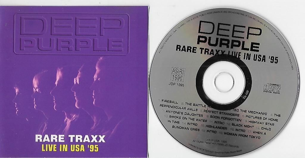 Deep Purple – Rare Trax Live in USA ’95., Cd's en Dvd's, Cd's | Rock, Gebruikt, Poprock, Ophalen of Verzenden