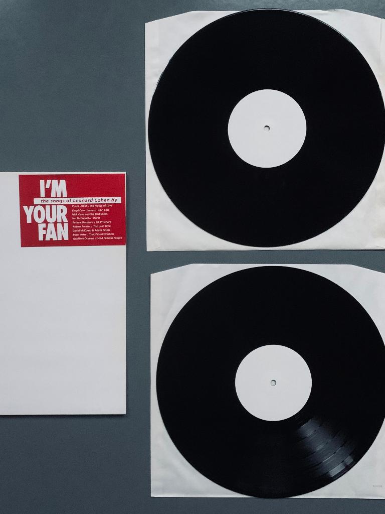 LEONARD COHEN LP Vinyl I'M YOUR FAN Nick Cave WHITE LABEL, Ophalen of Verzenden, Zo goed als nieuw, 12 inch, Singer-songwriter