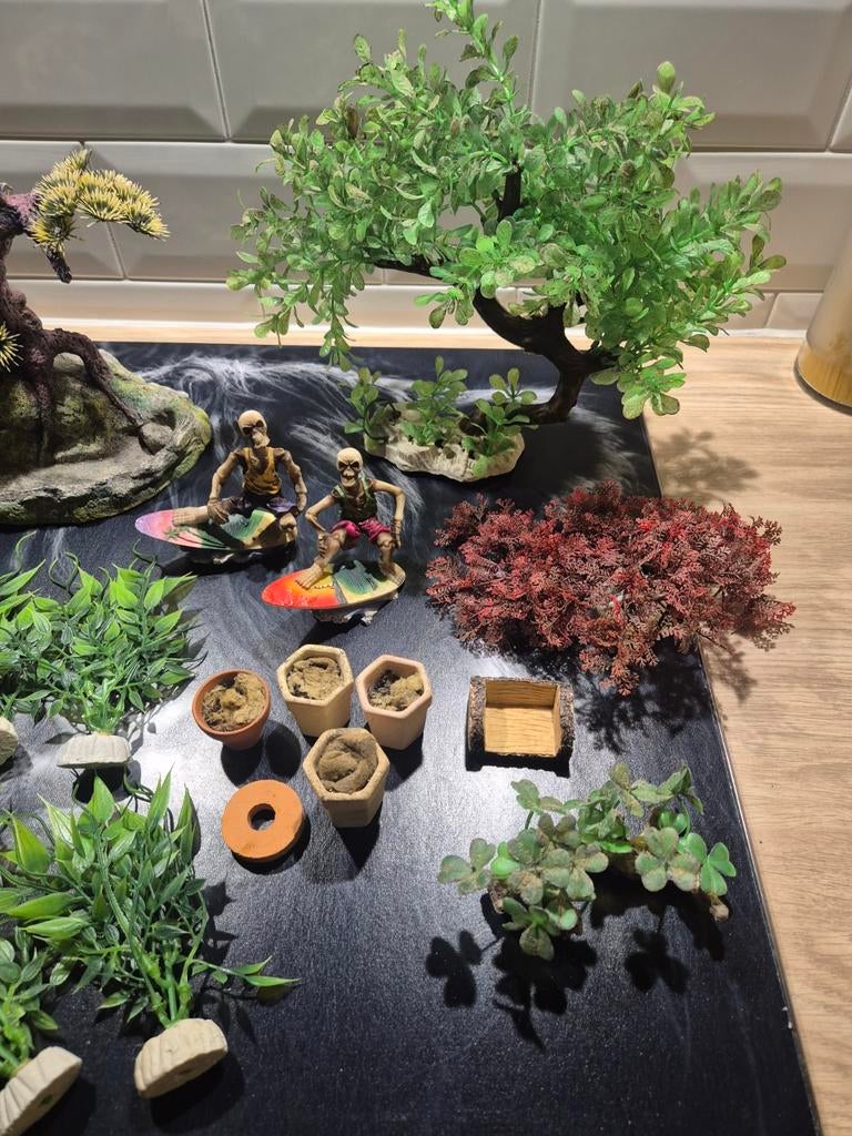 Diverse  aquarium  spullen. Ornamenten luchtpompen led balk, Dieren en Toebehoren, Vissen | Aquaria en Toebehoren, Gebruikt, Verlichting of Verwarming