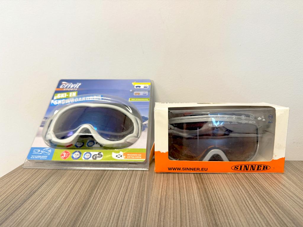 Nieuwe Crivit & Sinner Snowboard Goggles (2 Voor € 39,-), Sport en Fitness, Snowboarden, Nieuw, Kleding, Ophalen of Verzenden