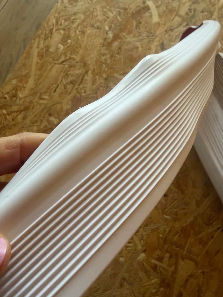Antislip traprandafwerking trapprofiel PVC - Wit - 10 meter, Kunststof, Verzenden, 200 tot 250 cm, Lijsten