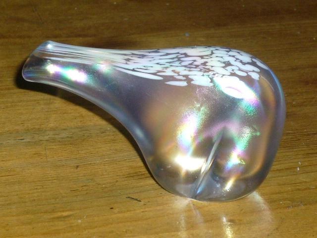 Polar Bear Sculptuur IJsbeer Iriserend Glas, Ophalen, Zo goed als nieuw, Dier